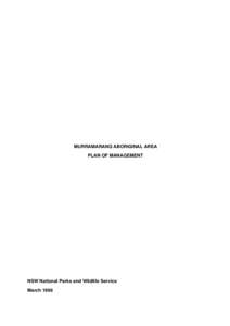 Murramarang Aboriginal Area - plan of management (PDF - 47KB)