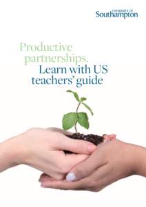 Productive partnerships. Learn with US teachers’ guide  Contents
