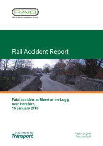 Rail Accident Report  Fatal accident at Moreton-on-Lugg,