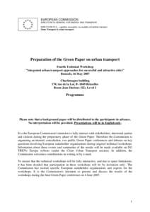 Green Paper on urban transport