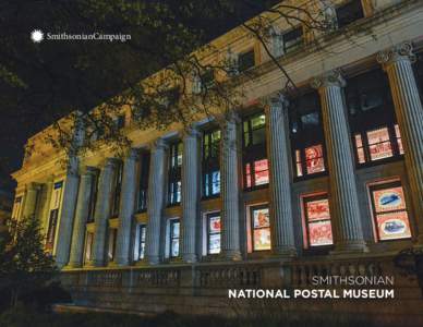 SmithsonianCampaign SMITHSONIAN national postal museum