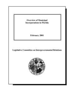 Overview of Municipal Incorporations in Florida