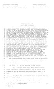 MISSISSIPPI LEGISLATURE  REGULAR SESSION 2005 By: