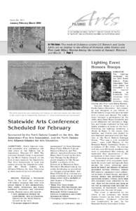 Issue No[removed]January February March 2004 In This Issue: The work of Dickinson artists Lili Stewart and Linda Little are on display in the offices of Governor John Hoeven and First Lady Mikey Hoeven during the months of