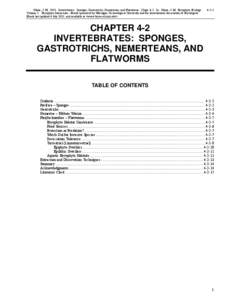 Glime, J. M[removed]Invertebrates: Sponges, Gastrotrichs, Nemerteans, and Flatworms. Chapt[removed]In: Glime, J. M. Bryophyte Ecology. Volume 2. Bryophyte Interaction. Ebook sponsored by Michigan Technological University an