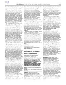 srobinson on DSKHWCL6B1PROD with NOTICES  Federal Register / Vol. 75, No[removed]Friday, March 12, [removed]Notices allows Kiewit Mining Properties, Inc., to mine up to 42 million tons of coal per year.