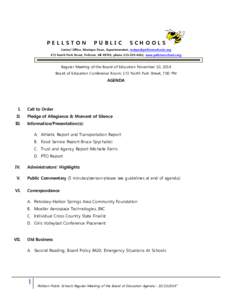 Pellston Public Schools / Meetings / Minutes / Parliamentary procedure