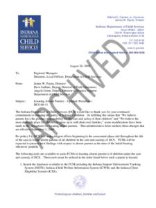 Indiana / Child protection