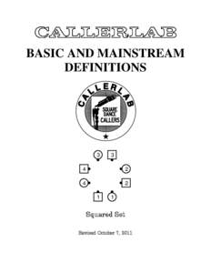 BASIC AND MAINSTREAM DEFINITIONS 3  3