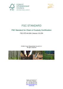 FSC-STD[removed]V2-0 EN_Standard for CoC Certification