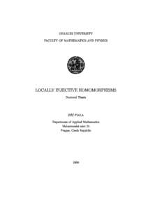 Graph theory / Mathematics / Morphisms / Graph minor / Planar graph / Graph isomorphism problem / Graph property / Graph isomorphism / Planar cover / Graph homomorphism / Line graph / Book:Graph Theory