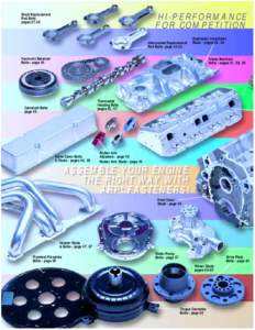 Stock Replacement Rod Bolts pages[removed]HI-PERFORMANCE FOR COMPETITION