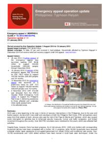 International Red Cross and Red Crescent Movement / Typhoons / Emergency management / Barangay / Philippine Red Cross / Southern Leyte / Tacloban / Typhoon Hagupit / Philippines / Disaster preparedness / Eastern Visayas