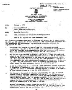 State Tax Commission Bulletin No. 1 of 1994