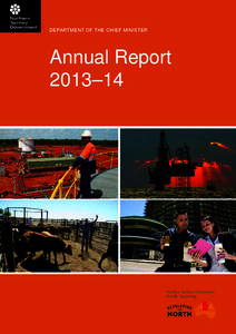 DEPARTMENT OF THE CHIEF MINISTER  Annual Report 2013–14  Northern Territory Government