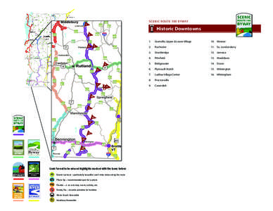 SCENIC ROUTE 100 BY WAY  1 Historic Downtowns 2