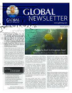 NEWSLETTER www.gdiving.com Volume 3 | Issue 1  March | 2014