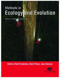 Methods in Ecology and Evolution 2015, 6, 865–872  doi: 210XREVIEW