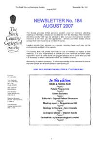 Microsoft Word - Newsletter 184 August 2007.doc