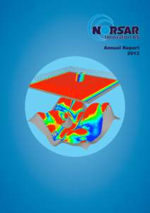 Annual Report 2012 Business concept NORSAR Innovation AS markets and sells commercial software packages for 2D/3D seismic modelling and reservoir analysis; combined with technical