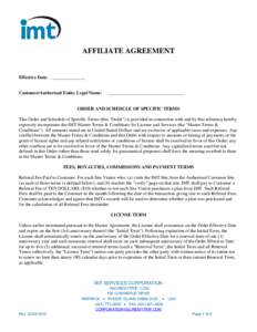 Microsoft Word - Affiliate Agreement-1