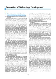 Promotion of Technology Development optical I/O, no-error probability of communication has been calculated by using a simple model with VCSEL failure ratio, redundancy, error correction, recovery time, and scale of a sys