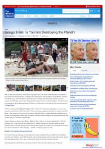 Gringo Trails: Is Tourism Destroying the Planet? - weather.com