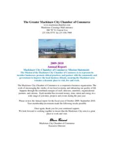 Microsoft Word - Mackinaw_City_Chamber_of_Commerce_10__Annual_Report