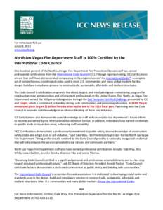   For Immediate Release    June 18, 2013       www.iccsafe.org 