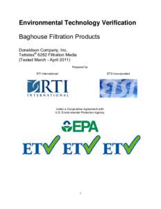 Environmental Technology Verification Report