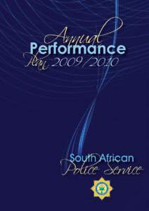    The Annual Performance Plan of the South African Police Service[removed]