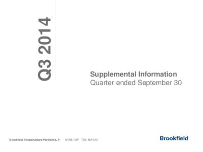 Supplemental Information 2012