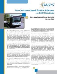 Canton /  Ohio / Stark Area Regional Transit Authority / Canton–Massillon metropolitan area / Voice over IP / Paratransit / Sart / Tracer / 9-1-1 / Stark County /  Ohio / Ohio / Alliance /  Ohio