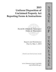 Uniform Disposition of Unclaimed Property