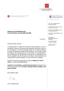 Johannes Gutenberg-Universität Mainz (JGU) D[removed]Mainz Zentrum für Bildungs- und Hochschulforschung Forschungsschwerpunkt der JGU  Univ.-Prof. Dr. Margarete Imhof Psychologisches Institut