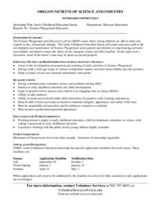 Microsoft Word - Early Childhood Education Intern - June 2012