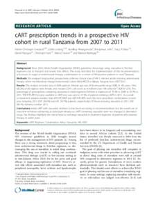 A longitudinal study of stavudine-associated toxicities in a large cohort of South African HIV infected subjects