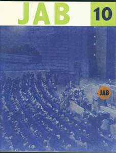 JAB10 Table of Contents (The first three articles in this issue concern d.a. levy) page