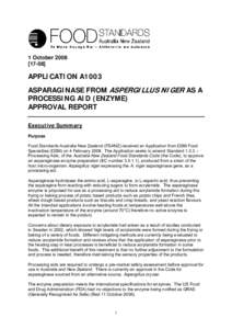 Microsoft Word - A1003 Asparaginase as a PA AppR FINAL.doc