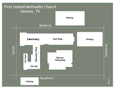 First United Methodist Church Denton, TX Parking Mulberry