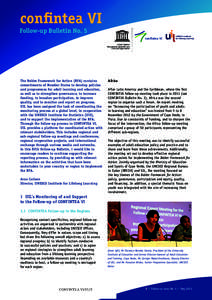 CONFINTEA VI follow-up bulletin, no. 5; Confintea VI follow-up news; Vol.:5; 2013