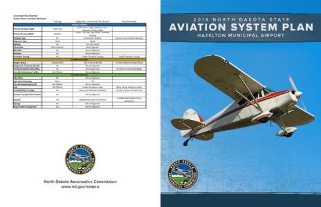 Associated City: Hazelton Airport Name: Hazelton Municipal Existing Primary Runway Length  3,800 Feet