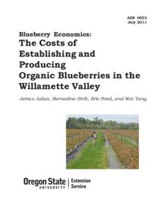 AEB 0023 July 2011 Blueberry Economics:  The Costs of