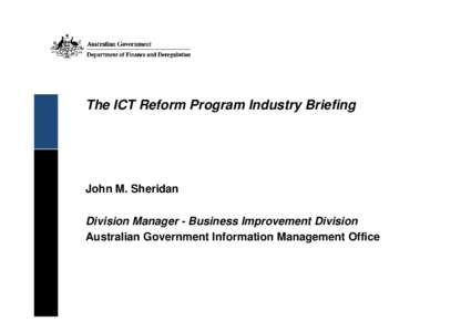 Technology / Information and communication technologies in education / Corporate governance of information technology / Corporate Governance of ICT / Self-review framework / Bevil Wooding / Communication / Information technology / Australian Government Information Management Office