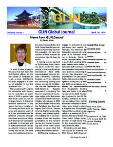 GLIN Global Journal  Volume 2 Issue 1 April 26, 2010