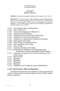 17 GCA EDUCATION CH. 7 PHYSICAL PLANT CHAPTER 7 PHYSICAL PLANT SOURCE: This Article was repealed and reenacted in its entirety by P.L[removed]:3.