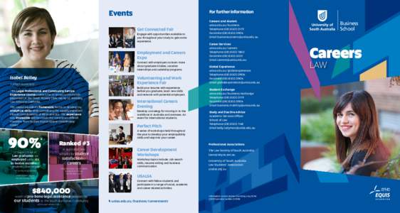 Events  For further information Get Connected Fair Engage with opportunities available to