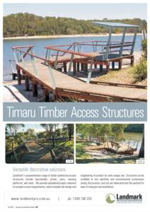 Timaru Timber Access Structures  K1161 K1162