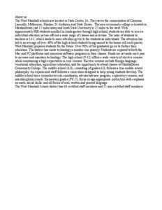 About us.... The West Marshall schools are located in State Center, IA. They serve the communities of Clemons, Lamoille, Melbourne, Rhodes, St. Anthony, and State Center. The area community college is located in