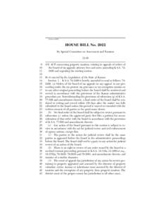 Session of[removed]HOUSE BILL No[removed]By Special Committee on Assessment and Taxation[removed]